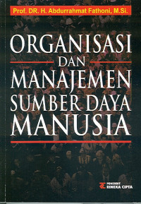 Image of Organisasi Dan Manajemen Sumer Daya Manusia