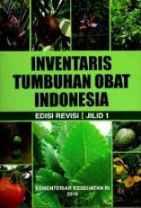 Image of Inventaris Tumbuhan Obat Indonesia Ed. Revisi Jil. 1