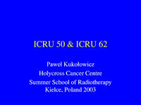 Image of ICRU 50 & ICRU 62