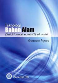 Image of Teknologi Bahan Alam (Serial Farmasi Industri-2) Ed. Revisi